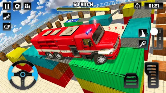 Fire Truck Parking Water Game screenshot 14