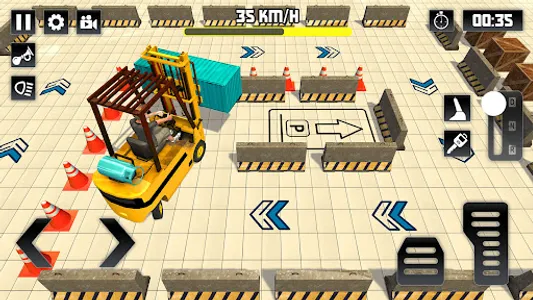 Forklift Parking Game Cargo screenshot 14