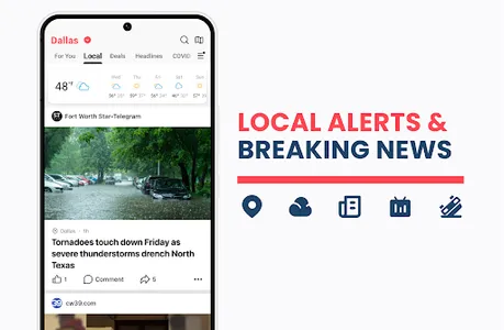 NewsBreak: Local News & Alerts screenshot 0