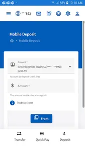 Partners Bank screenshot 2