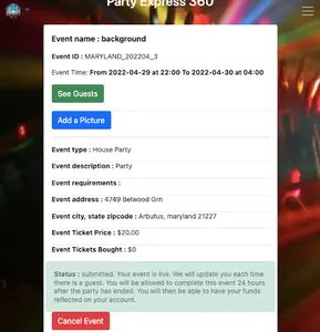 Party Express 360 screenshot 5