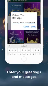 Eid Mubarak cards + gif screenshot 3