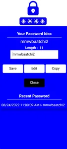 Secure Password Generator Idea screenshot 2