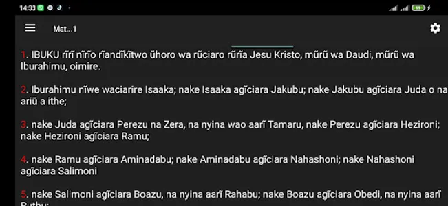 Kikuyu Bible screenshot 14