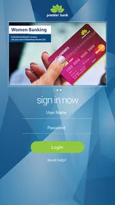 Premier Bank Mobile Banking screenshot 1