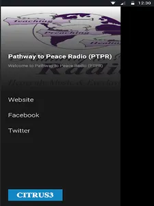 Pathway to Peace Radio (PTPR) screenshot 1
