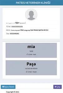Paties Veteriner Kliniği screenshot 1