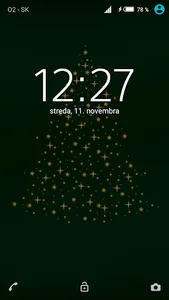 Xmas green & gold theme screenshot 2