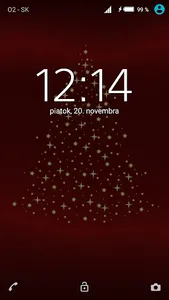 Xmas red & gold theme screenshot 2
