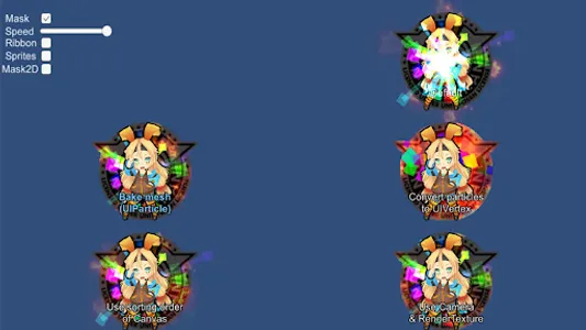 Paza UI of Particle screenshot 0