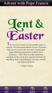 Lent-Easter with Pope Francis screenshot 1