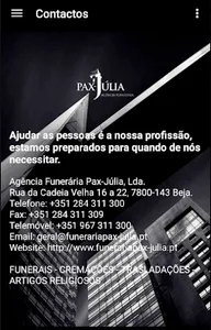 Agência Funerária Pax-Júlia screenshot 3