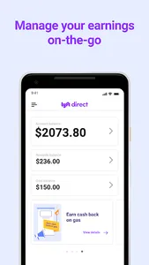 Lyft Direct powered by Payfare screenshot 1