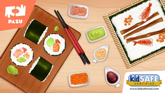 Sushi Maker Kids Cooking Games screenshot 0