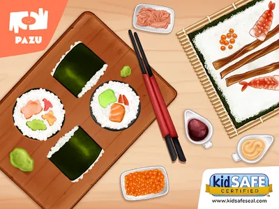 Sushi Maker Kids Cooking Games screenshot 10