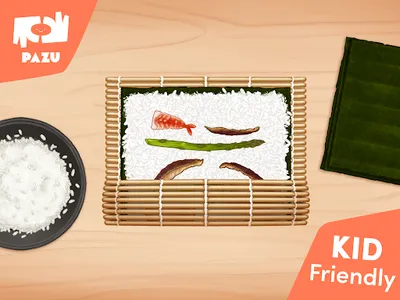 Sushi Maker Kids Cooking Games screenshot 12