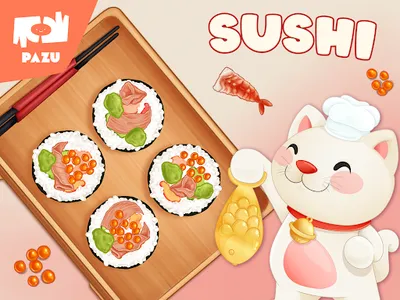 Sushi Maker Kids Cooking Games screenshot 14