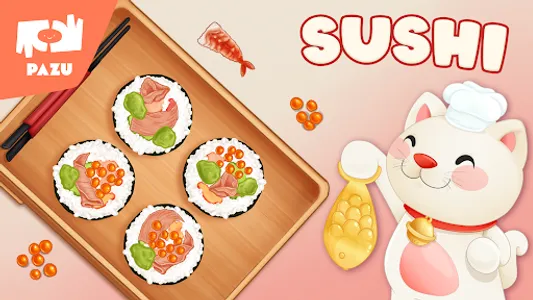 Sushi Maker Kids Cooking Games screenshot 4