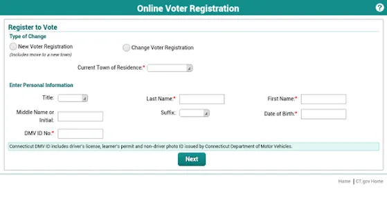 CT Voter Registration screenshot 5