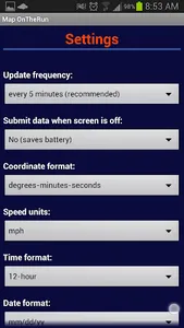 MapOnTheRun: GPS Tracking screenshot 1