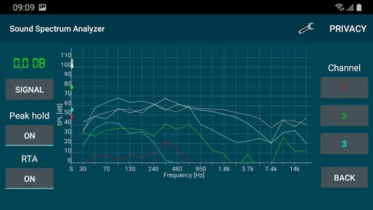 Sound Spectrum Analyzer screenshot 2