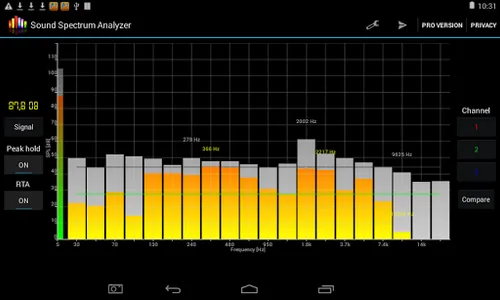 Sound Spectrum Analyzer screenshot 5