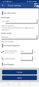 PDC Printer Application screenshot 2