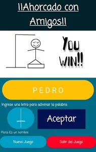 Ahorcado con Amigos screenshot 4