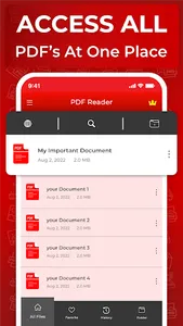 PDF Reader & creator: docscan screenshot 1