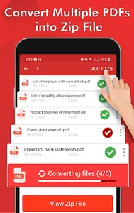 PDF to Zip - PDF Reader 2023 screenshot 2