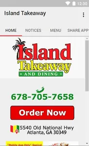 Island Takeaway & Dining Atlan screenshot 0
