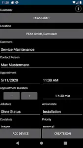repV Servicejob Creator screenshot 0