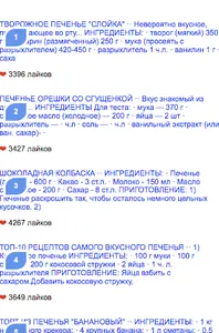 Печенье рецепты с фото screenshot 0