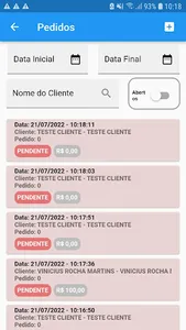 Pedidos Mobile V2 screenshot 2