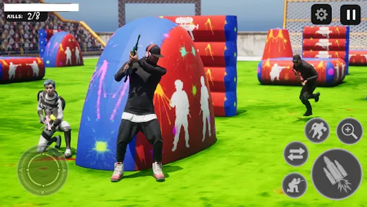 Paintball games: Color Splash screenshot 9