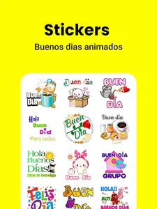 Stickers buenos días y noches screenshot 0