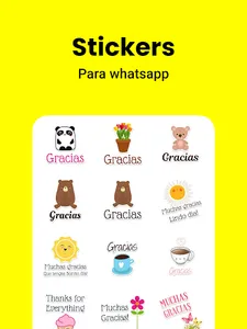 Stickers buenos días y noches screenshot 2