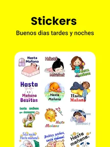 Stickers buenos días y noches screenshot 4