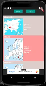 Países y Capitales del Mundo screenshot 4