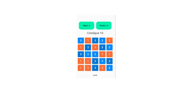 Juego 2048:  Consigue 10 screenshot 0