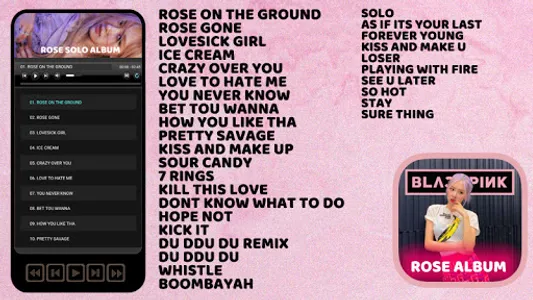 Song Rose OnThe Ground Offline screenshot 1