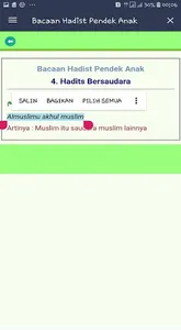 Bacaan Hadits Pendek Anak screenshot 5