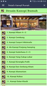 Desain Kanopi Rumah screenshot 1