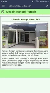 Desain Kanopi Rumah screenshot 2