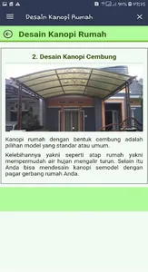 Desain Kanopi Rumah screenshot 3
