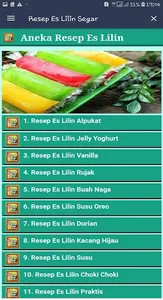 Resep Es Lilin Segar screenshot 1