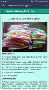 Resep Es Lilin Segar screenshot 3