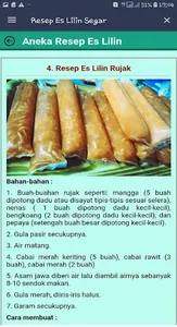 Resep Es Lilin Segar screenshot 5