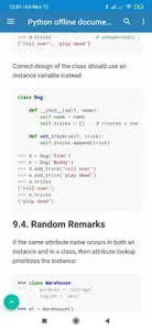 Python documentation offline screenshot 3