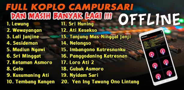 Campursari Koplo Offline screenshot 0